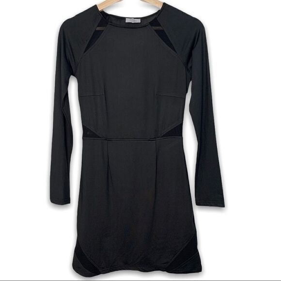 Tobi NWT Long Sleeve Mesh Panel Details LBD - Picture 2 of 8